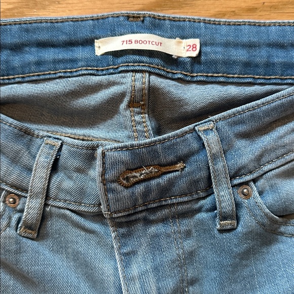Levi 715 Bootcut - Size 28 - Picture 4 of 5